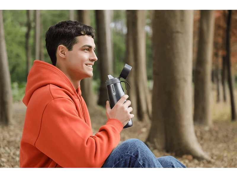 Philips AWP2771GRR/58 GoZero filter boca, 550 ml, siva