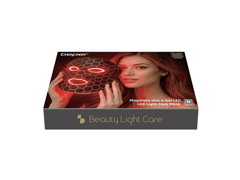 Beper P302VIS100 LED fényterápiás arcmaszk, fekete