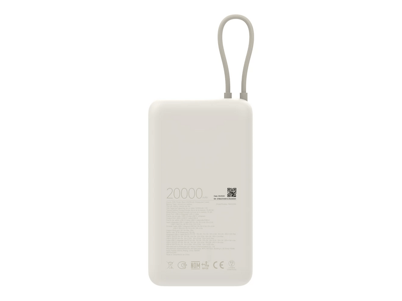 Xiaomi 33W 20000mAh Powerbank, bézs (BHR8851GL)