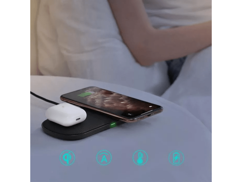 Choetech T535-S Dual Vezeték nélküli töltő