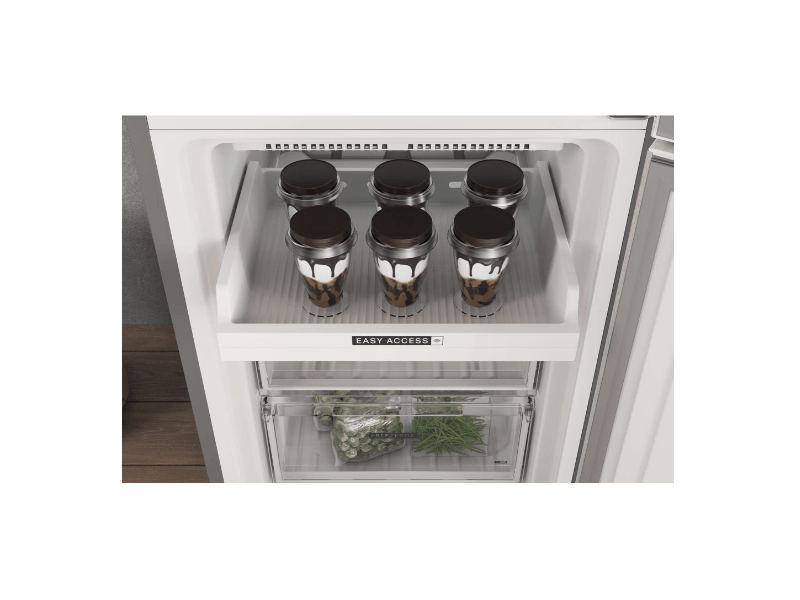 Alulfagyasztós hűtőszekrény,231/104l,BK