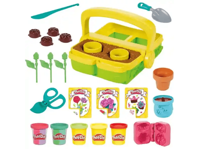 Play-Doh: Virágoskert gyurma játékkészlet (G0492)