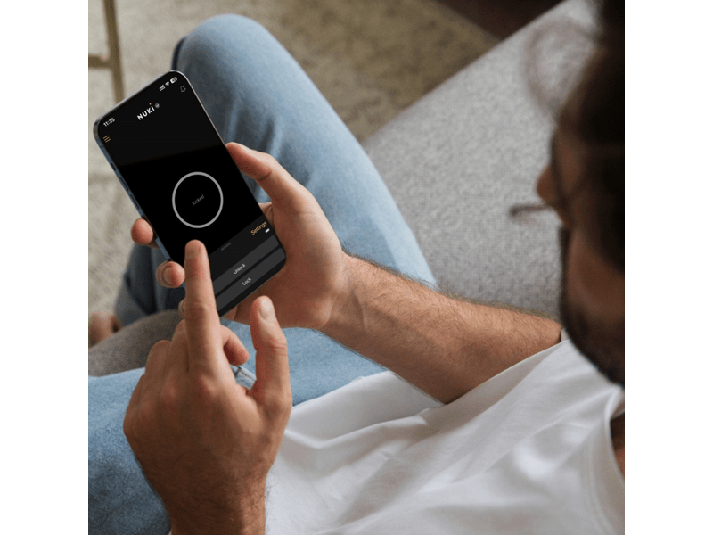 Nuki Smart Lock (4.generációs) okos zár, fehér (SMARTLOCK4-W)