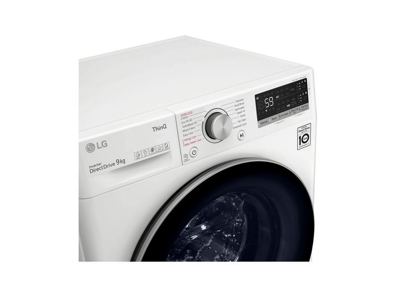 LG F4WV509S1EA Elöltöltős gőzmosógép, 9kg