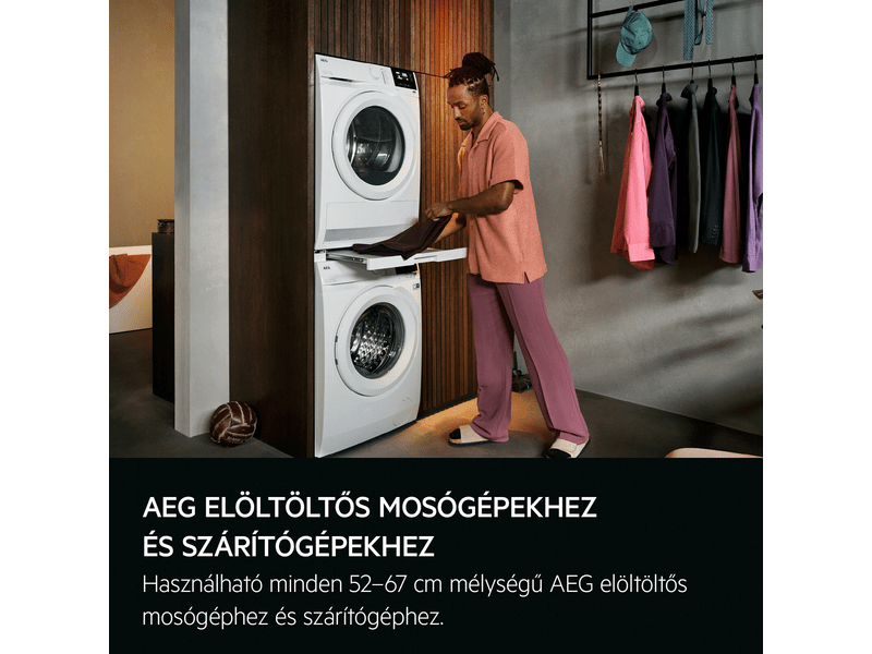 Összeépítőkeret mosó- és szárítógéphez