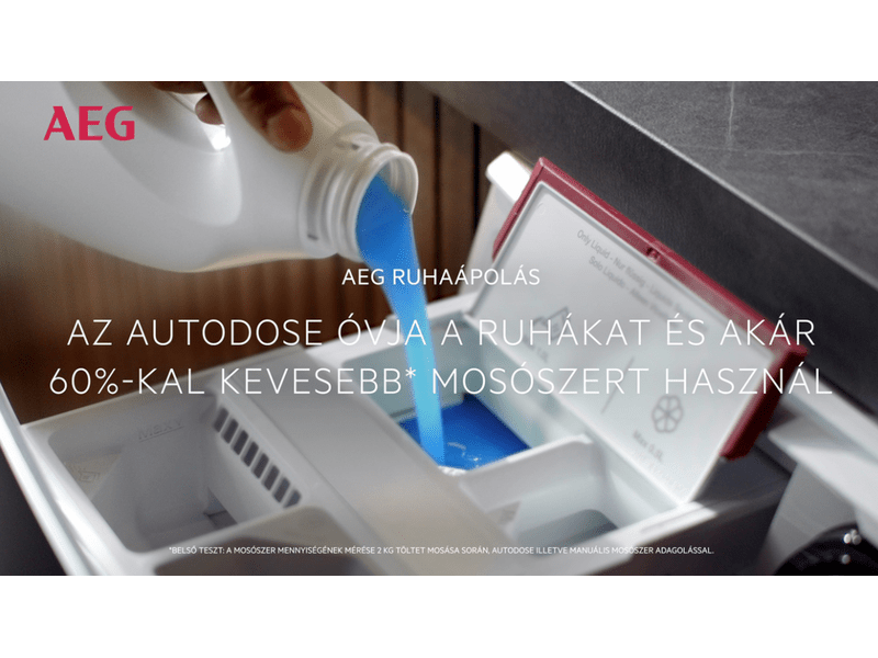 AEG LSR6E26DE Prosense® 6000 keskeny elöltöltős mosógép