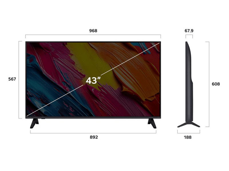 LG 43QNED70A6A 43" 4K UHD Smart LED TV