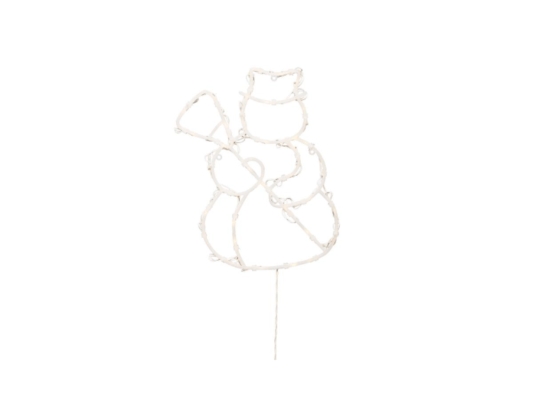 Home KID507WW LED-es hóember ablakdísz