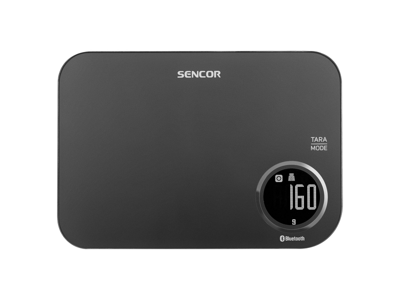 Sencor SKS 7078BK Smart konyhai mérleg, fekete