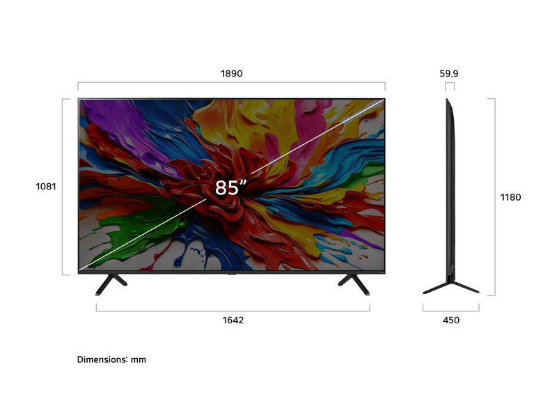 LG QNED evo AI 85QNED92A6A 85