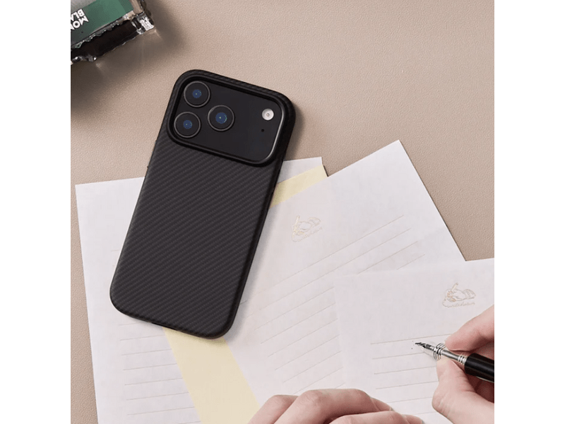 Pitaka Aramid UltraGuard iPhone 17 Pro tok, fekete (KI1701PB)