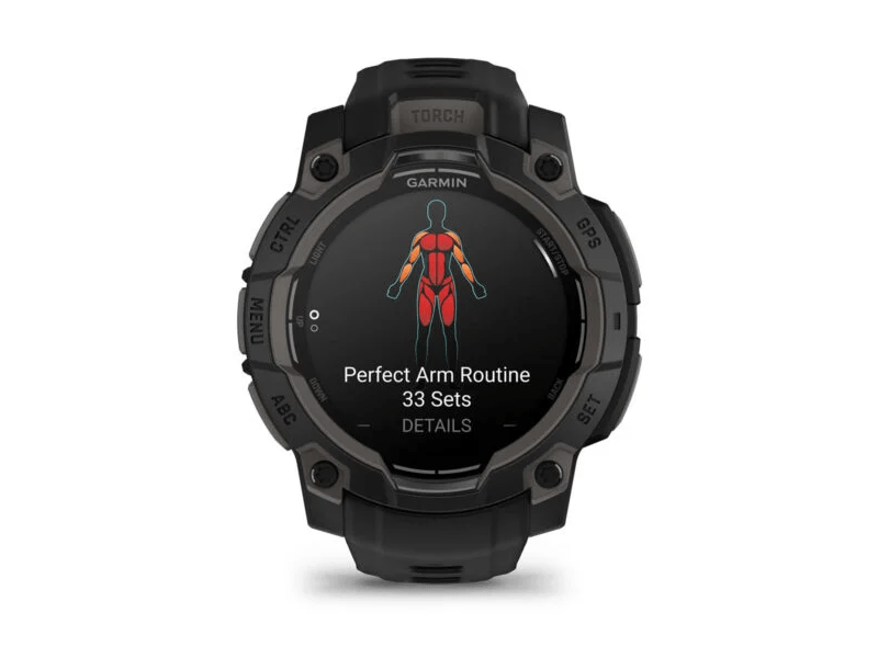 Garmin Instinct 3 AMOLED okosóra, 45mm, fekete (010-02936-00)