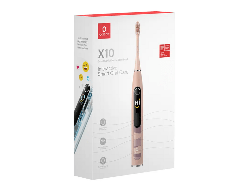 Oclean X10 Elektromos fogkefe, rózsaszín