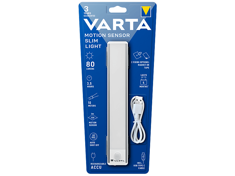 Varta Motion Sensor Slim Light Mozgásérzékelős lámpa (17624101401)