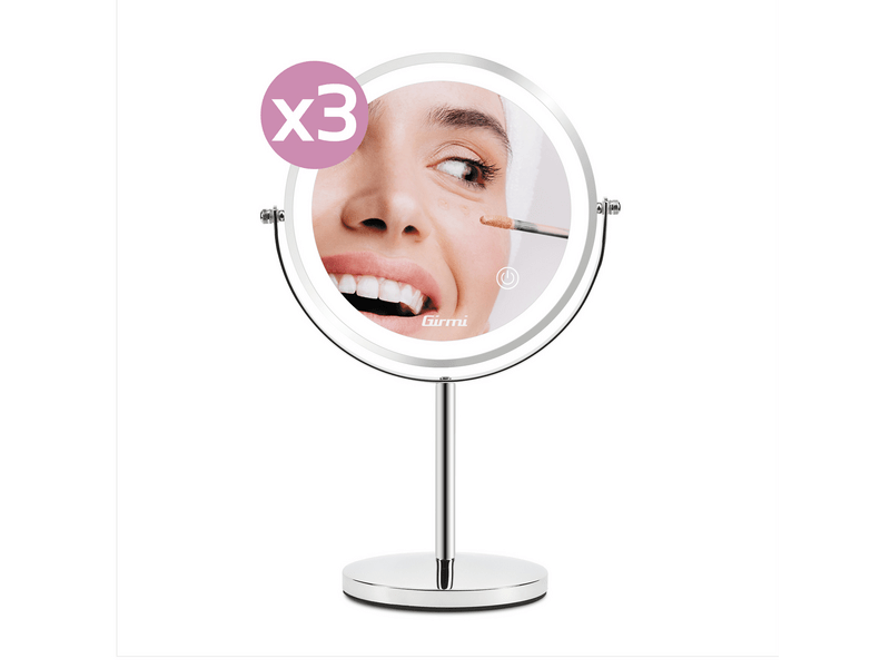 Girmi BE02 kozmetikai tükör LED világítással (BE0200)