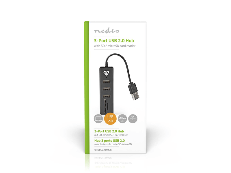 Nedis5-Port USB-A 2.0 Hub