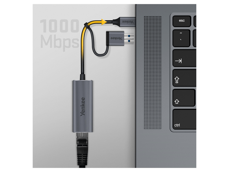 Yenkee YTC 013 USB - Ethernet RJ45 adapter