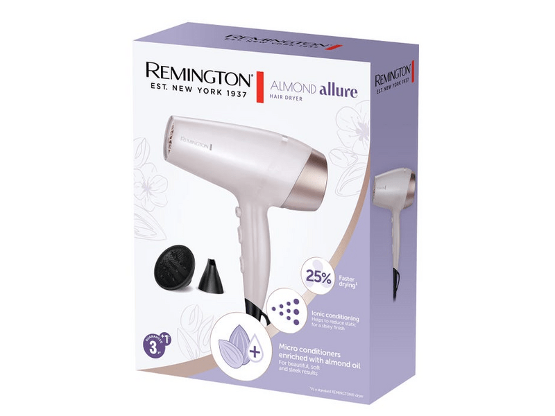 Remington D4807 Almond Allure hajszárító, mandula fehér