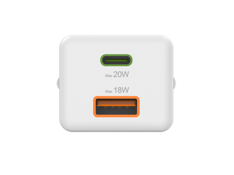 Hama USB+Type-C Hálózati töltő, 20W (201991)
