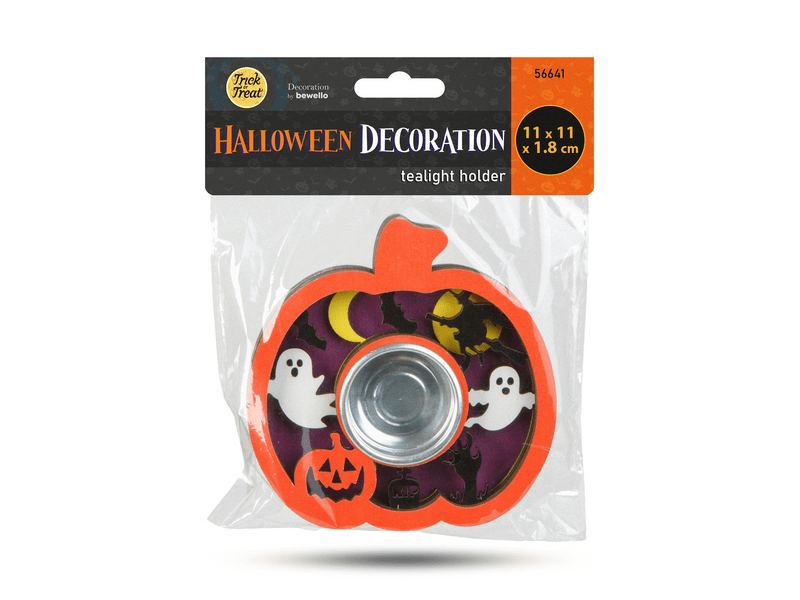 Bewello 56641 Halloween-i teamécses tartó - tök