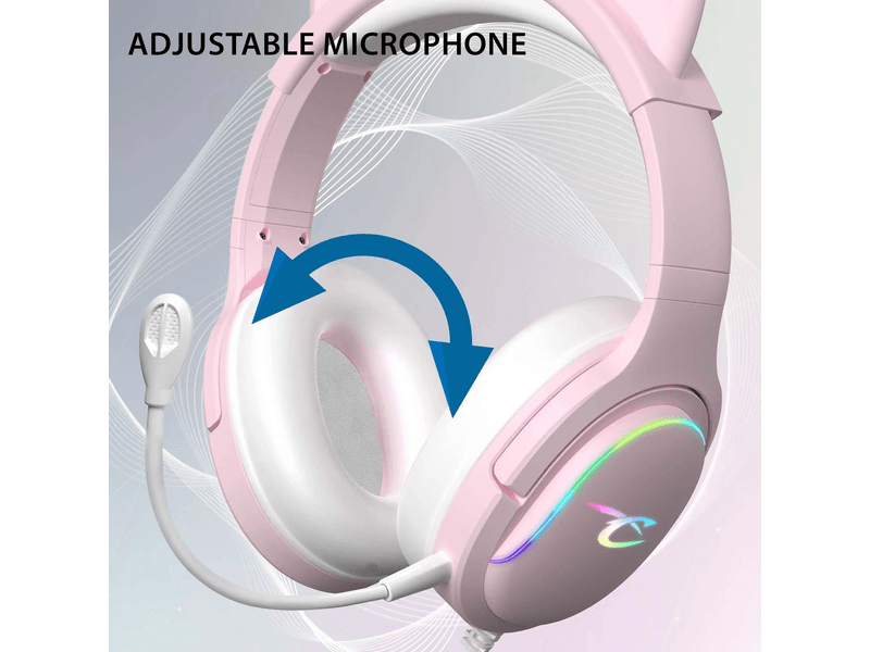 Subsonic Spectra Gaming headset, rózsaszín (SA5684-1)