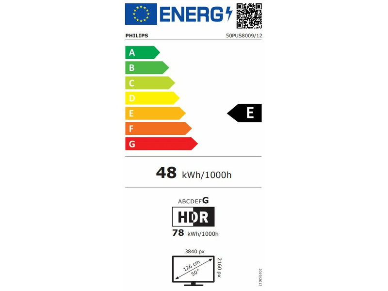 126cm 4K UHD SMART Ambilight LED TV