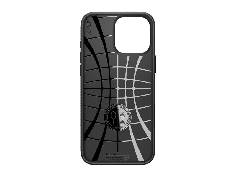 Spigen ACS08117 iPhone 16 Pro Szilikon tok, fekete