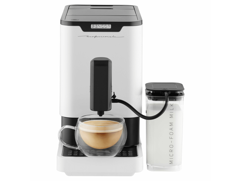Sencor SES 9210WH Automata kávéfőző tejhabosítóval, fehér