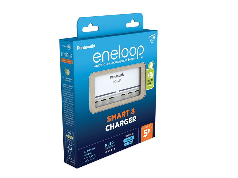 Panasonic eneloop BQ-CC63E 1-8 AA/AAA Akkumulátor töltő