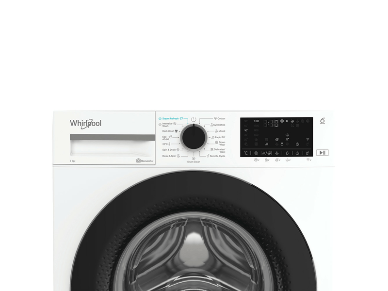 Keskeny előltöltős gőzmosógép,1400f,7kg