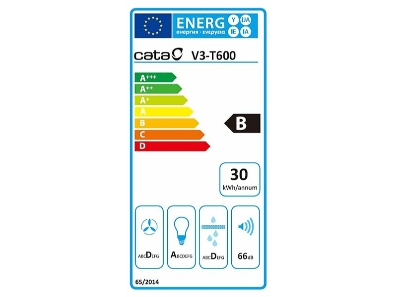 Cata V3T600X Páraelszívó, inox