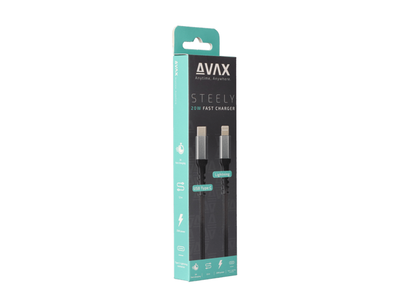 AVAX CB402G TypeC-Lightning 20W 1.5m káb