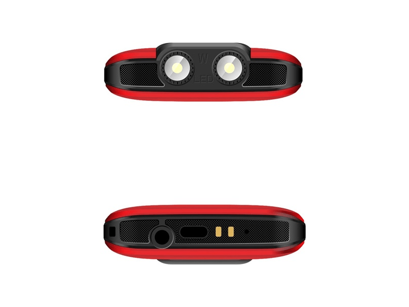 Evolveo EasyPhone ET Nyomógombos mobiltelefon, piros (SGM EP-851-ETR)