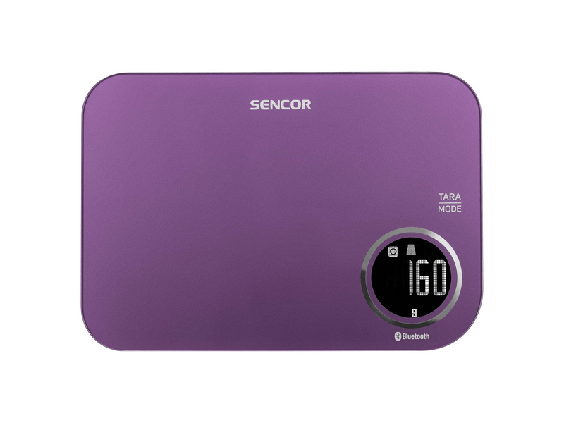 Sencor SKS 7073VT Smart konyhai mérleg, lila
