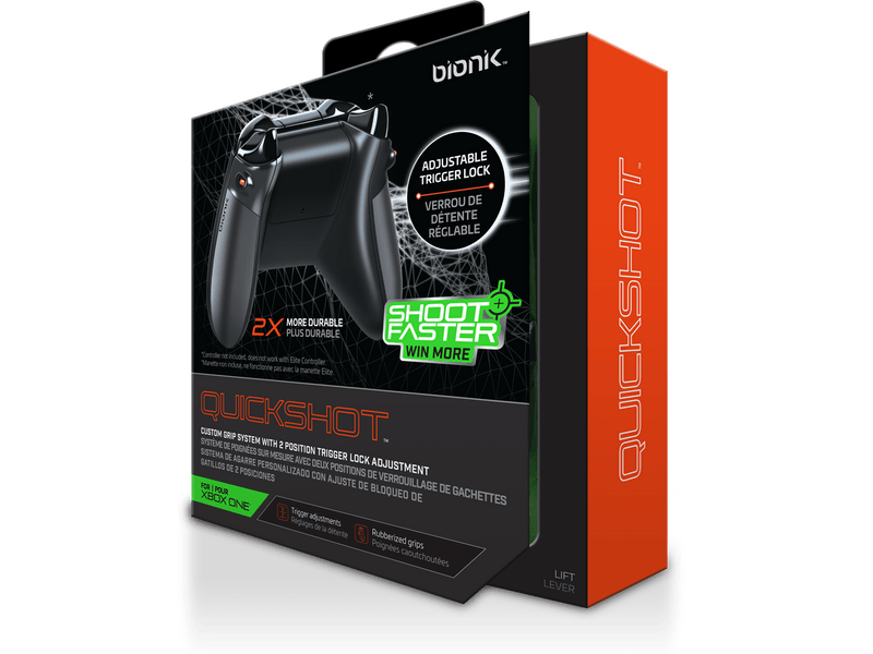 Bionik XBOX One Quickshot Pro Kontroller ravasz fekete-szürke (BNK-9011)