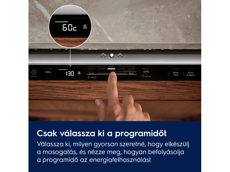Electrolux E62LB200T Beépíthető mosogatógép