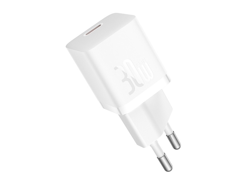 Baseus GaN5 Mini Hálózati gyorstöltő, fehér (CCGN070502)