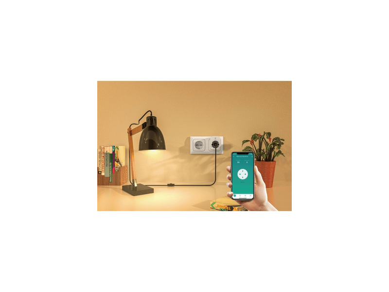 Woox R6128 Smart Home Dugalj, IP20, 16A, 3680W, Wifi, francia típusú