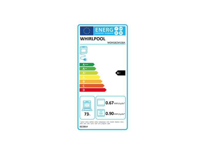 Whirlpool WOI4S8CM1SBA Beépíthető sütő + Whirlpool WB S2560 NE Beépíthető indukciós főzőlap
