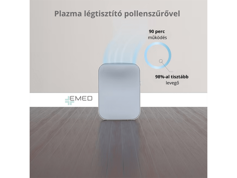 Emed GYPA500 Plazma légtisztító pollenszűrővel