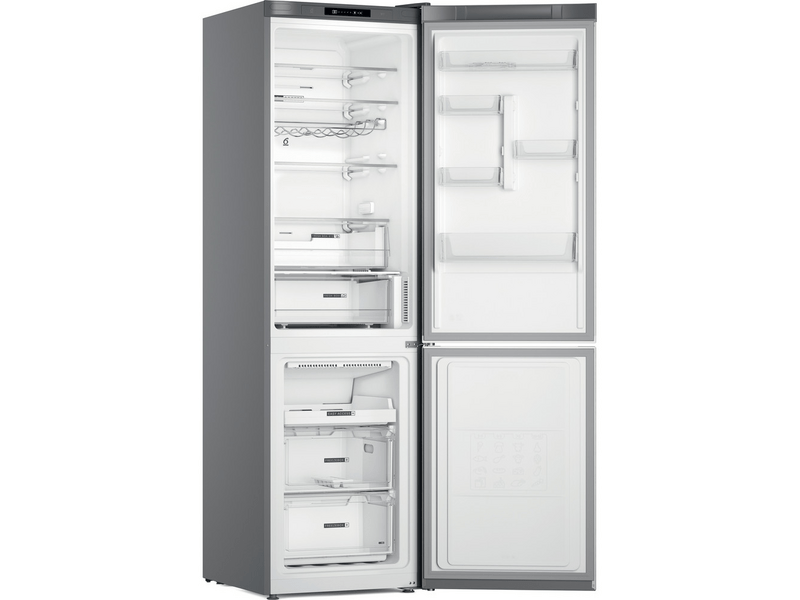 Whirlpool W7X92IOX Alulfagyasztós kombinált hűtőszekrény