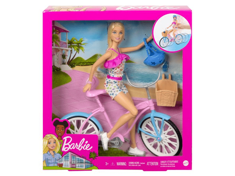 Barbie: Bicikli babával (HBY28)