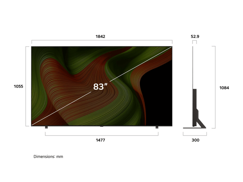 LG OLED AI OLED83B53LA 83