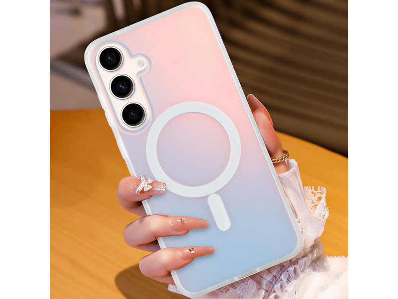 Cellect Samsung Galaxy S26 Plus mágneses színjátszós tok, átlátszó