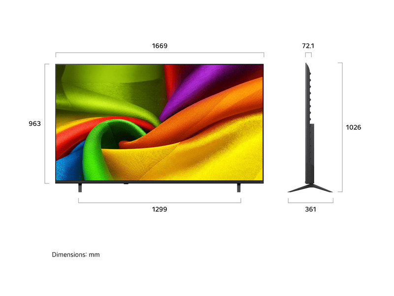 LG 75NU850B3LA 75