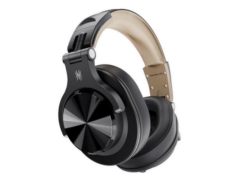 OneOdio A70-BG BT Bluetooth fejhallgató, fekete/arany