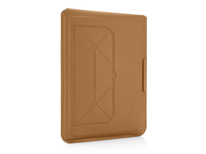 Cellect bőrhatású multifunkciós laptoptartó, barna (CEL-LAPT-HOLDERLE-BR)