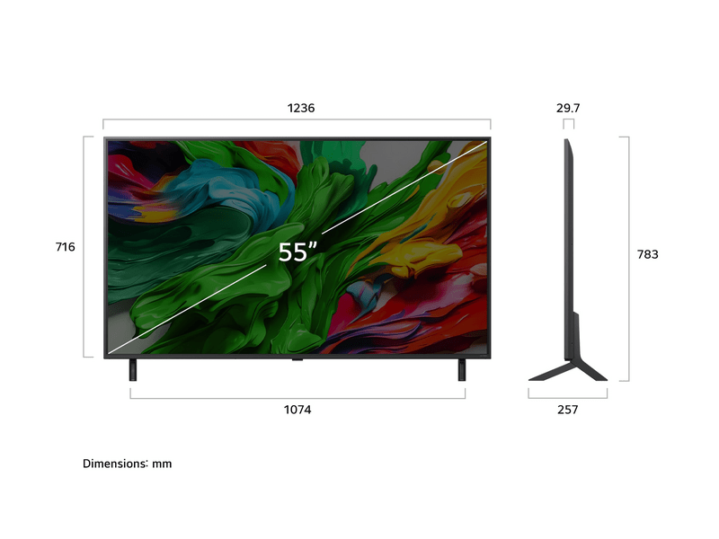 LG QNED evo AI 55QNED85A3C 55