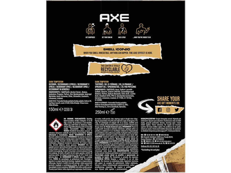 Axe Dark Tempation ajándékcsomag