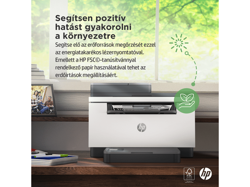 HP LaserJet M234SDWE multifunkciós monokróm  lézernyomtató, A4, ADF, Duplex, Wi-Fi, LAN, HP+ (6GX01E)